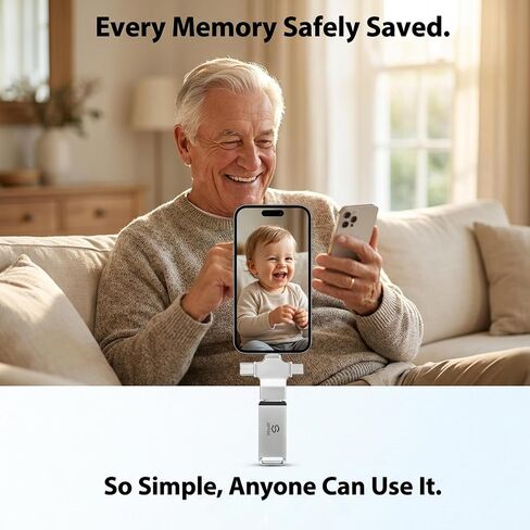 256GB Photo Stick for iPhone Android & Computer Auto Backup Photo & Video in Kuwait