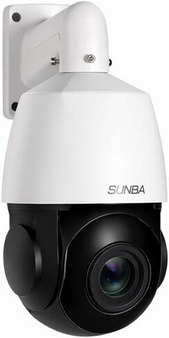 SUNBA 4K PTZ Security Camera Outdoor, 30X Optical Zoom PoE+ IP Camera, Two-Way Audio, 360° Pan & 90° Tilt, 1000ft IR Night Vision, 0NVIF Compatible for Farm, Warehouse & Business Security in Kuwait