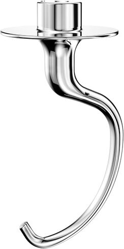 Stainless Steel Dough Hook 4.5-5QT for KitchenAid Stand Mixer, Kitchen Aid Attachment Accessories/No coating/Dishwasher Safe Replacement for K45, K45SS and Other Models in Kuwait