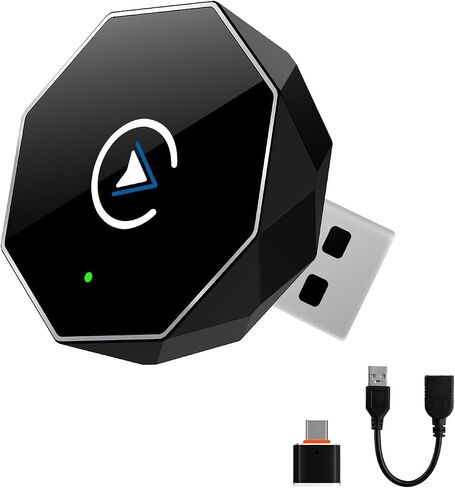 Wireless CarPlay Adapter for iPhone,Mini USB Design,2026 Upgrade with Built-in Wired for Apple CarPlay Plug and Play Fast Stable Connection Car Play for iPhone & Android (ZS01) in Kuwait