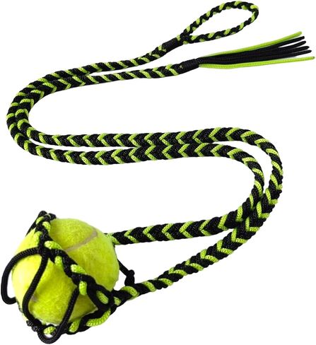 Balearic Shepherd Sling,Handcrafted Braided Slingshot, Roman Greek Throwing Sling for Stones & Tennis Balls in Kuwait