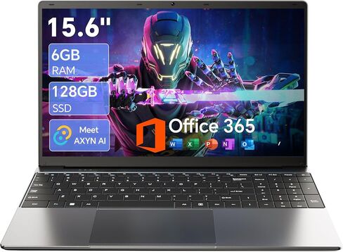 15.6'' AI Laptop with Office 365 6GB RAM 128GB SSD Win 11 Laptops in Saudi Arabia