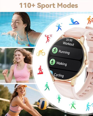 Smart Watch for Women, Bluetooth Call, 1.32" AMOLED, 2Bands in Kuwait