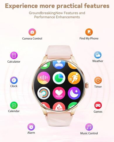 Smart Watch for Women, Bluetooth Call, 1.32" AMOLED, 2Bands in Kuwait