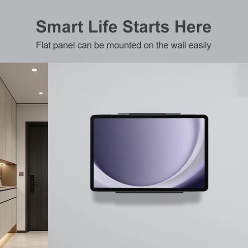 ClipDock Wall Mount with Charger for Galaxy Tab A/S Model and Fire Height 6.42-6.8 Inch, Anti-Theft in Kuwait