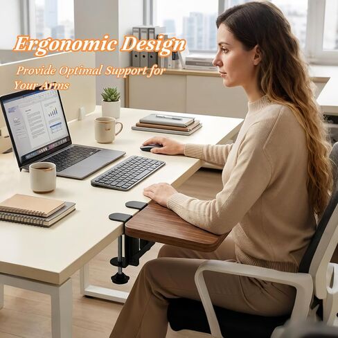 Ergonomic Desk Extender Tray, Arm Wrist Rest Shelf for Home & Office in Kuwait