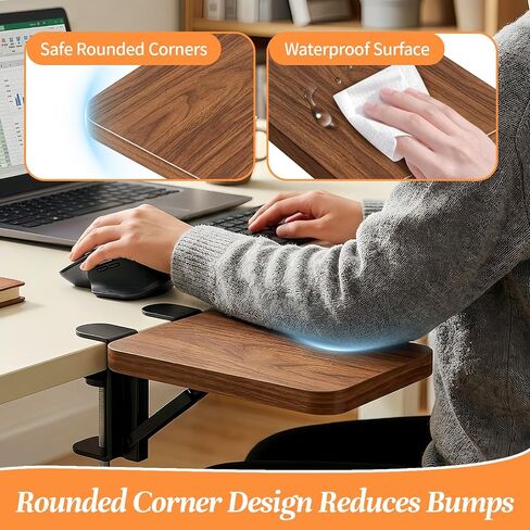 Ergonomic Desk Extender Tray, Arm Wrist Rest Shelf for Home & Office in Kuwait