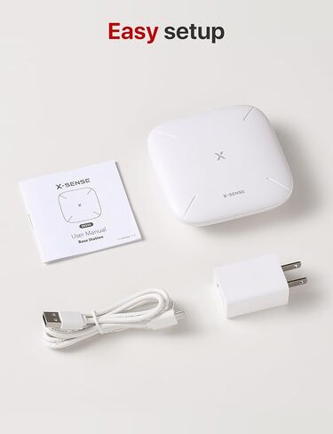 X-Sense SBS50 Hub for Water Leak & Temp Sensors, Up to 50 Devices, Hub Only in Kuwait