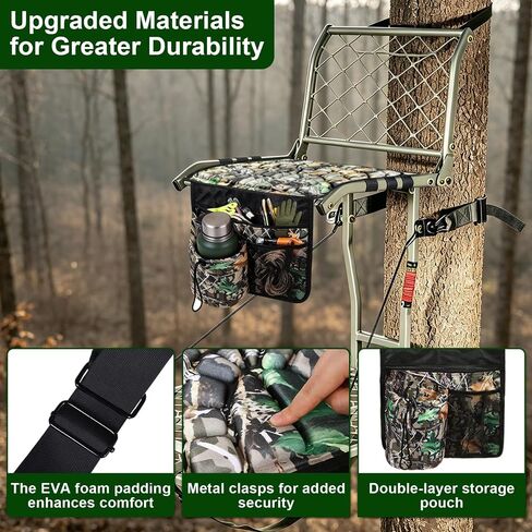 Tree Stand Seat Replacement with 3 Pockets in Kuwait