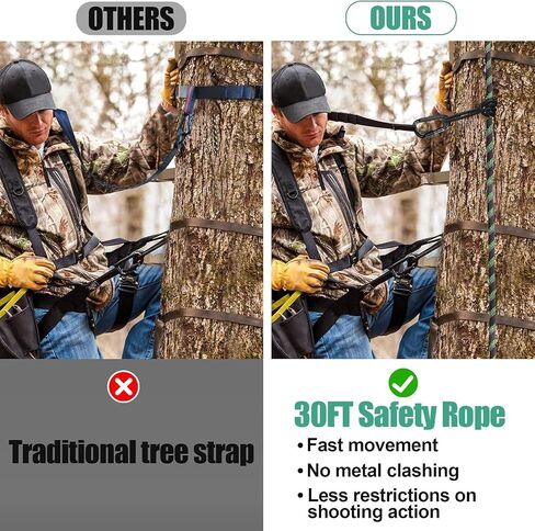 Alphatool 30ft Heavy Duty Hunting Reflective Safety Rope for Tree Stand in Kuwait