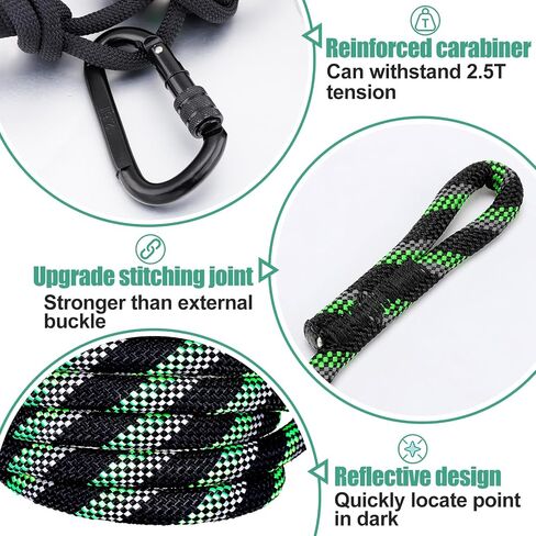 Alphatool 30ft Heavy Duty Hunting Reflective Safety Rope for Tree Stand in Kuwait