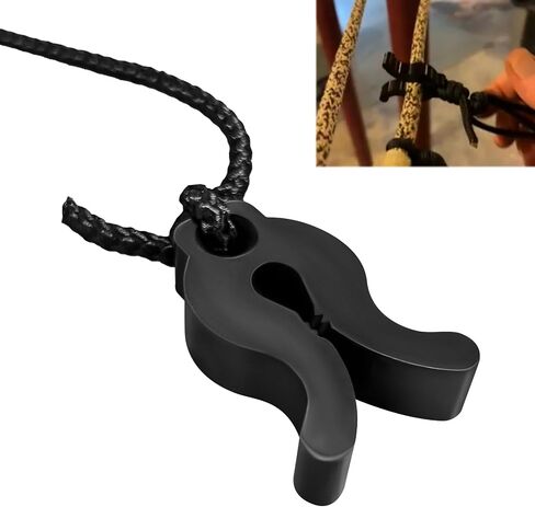 Saddle Hunting Tether Lock, Rope Stop Clip for 9mm Tethers, Lightweight in Kuwait