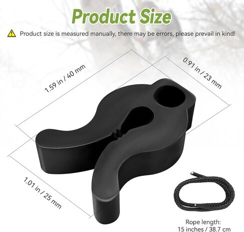 Saddle Hunting Tether Lock, Rope Stop Clip for 9mm Tethers, Lightweight in Kuwait