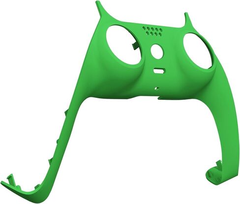 eXtremeRate Green Decorative Trim Shell Compatible with p s 5 Controller, Soft Touch DIY Replacement Clip Shell, Custom Plates Cover Compatible with p s 5 Controller with Accent Rings in Saudi Arabia