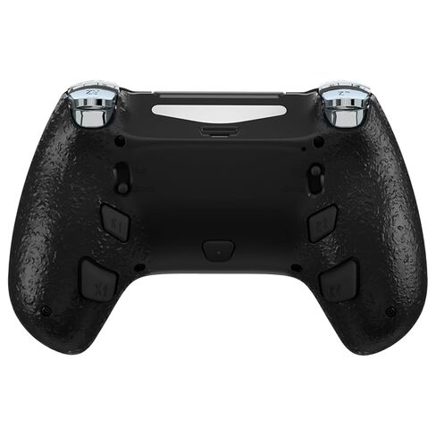 HEXGAMING HYPER Wireless Controller Compatible with ps4-4 Back Buttons, Triggers stop, Interchangeable Thumbsticks - Clown Silver in Kuwait