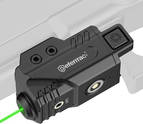 Defentac Adjustable Rail Mount Green/Blue/Red Laser Sight for Pistol in Saudi Arabia