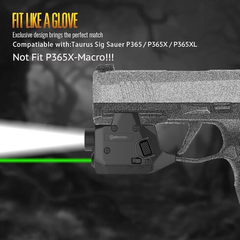 DEFENTAC Green Laser Light Combo Compatible with P365/ X/XL (No Macro) in Saudi Arabia