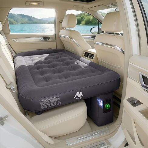 AYAMAYA Car Air Mattress Back Seat with Built-in Rechargeable Air Pump in Kuwait