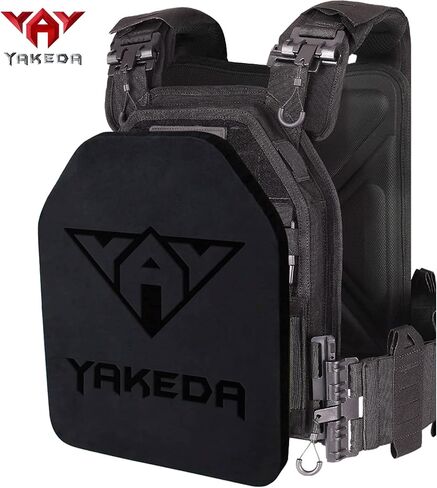 vAv YAKEDA Tactical Airsoft Paintball EVA Vest Inner Liner Foam 10 in x 12 in Black 2 PCS Pad Plates in Kuwait