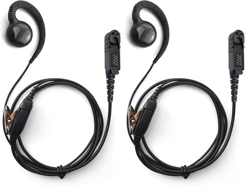 PROMAXPOWER Swivel Earpiece with PTT Mic Compatible with Motorola XPR3300e, DEP550, R5 in Kuwait