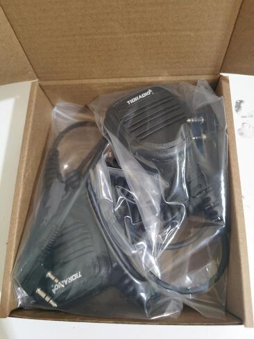 TIDRADIO Radio Speaker Mic Weatherproof IP54 Heavy Dut Baofeng Microphone Accessories for 5RM K5PLUS BF-F8HP PRO UV-5R Mini GM-15 Pro TD-H8 TD-H3 Plus DM32, RB48 Walkie Talkie Kenwood Radio Mic -2Pack in Kuwait