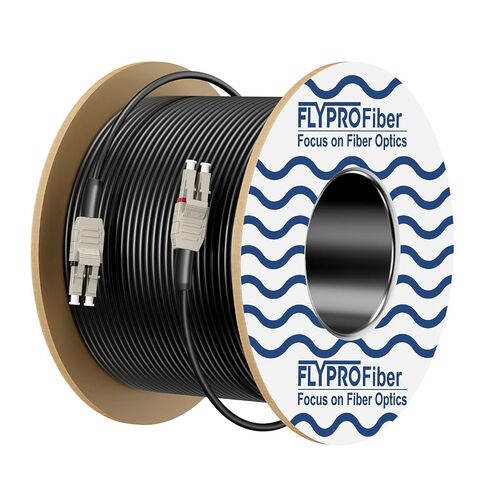 OM3 LC to LC Outdoor Armored Fiber Patch Cable Multimode 30M in Kuwait