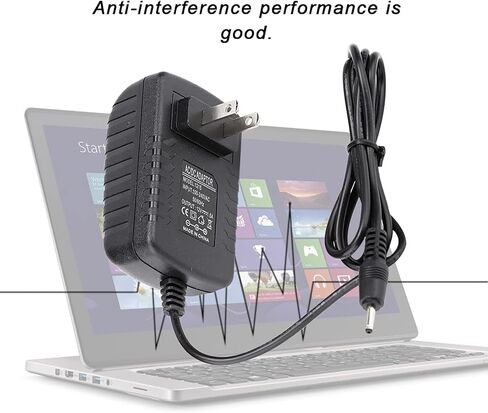 ASHATA 12V 1.5A AC Charger Adapter for Iconia Tab A500 Series Tablet, Short Circuit, IC, Extra Long 2.95ft AC Adapter Power Cord, US in Kuwait