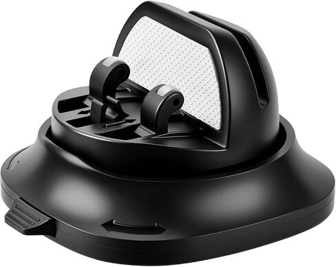 Car Phone Holder Dashboard Phone Mount for Car 360 Degree Rotation Silicone Non-Slip for Various Dashboards,Adjustable Spring Clip Desk Phone Stand Compatible with All Smartphones in Kuwait