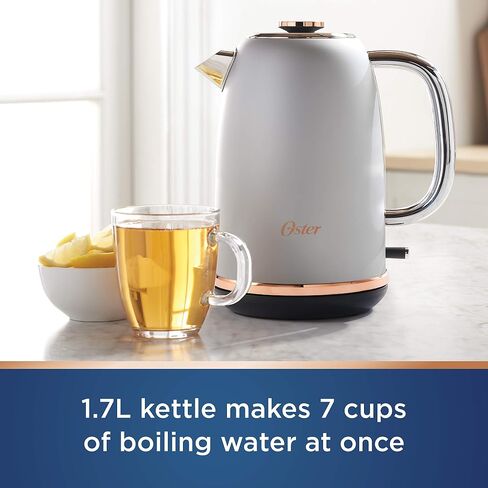 Oster Electric Kettle, Metropolitan Collection with Rose Gold Accents in Kuwait