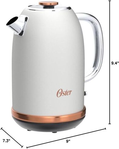Oster Electric Kettle, Metropolitan Collection with Rose Gold Accents in Kuwait