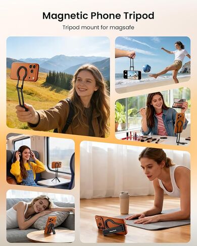 Foldable Magnetic Phone Tripod for MagSafe for Smartphone Stand in Saudi Arabia