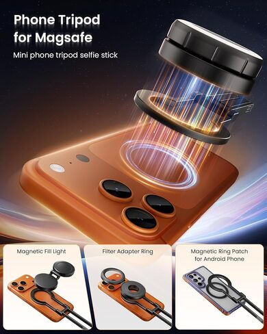 Foldable Magnetic Phone Tripod for MagSafe for Smartphone Stand in Saudi Arabia