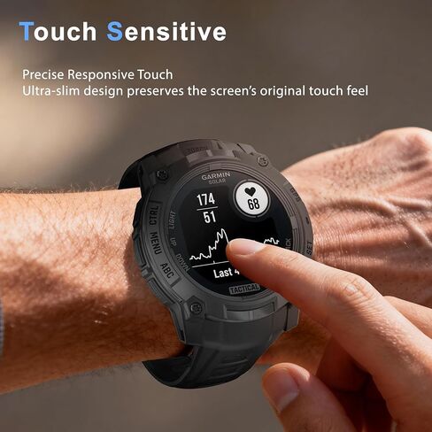6 Pack TPU Soft Screen Protector for Garmin Instinct 3 50mm (Solar/Amoled) in Saudi Arabia