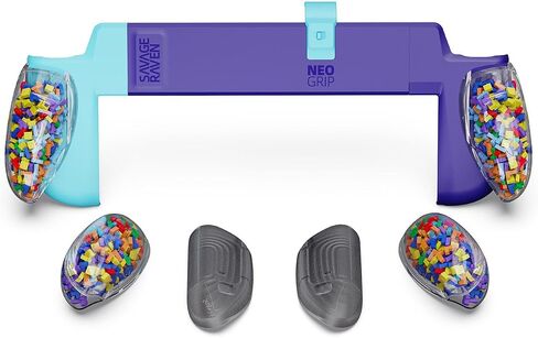 Savage Raven by Skull & Co. NeoGrip: an Ergonomic Grip Hard Shell with Replaceable Grips [to fit All Hands Sizes] for Nintendo Switch 2 - Color Block Edition in Kuwait