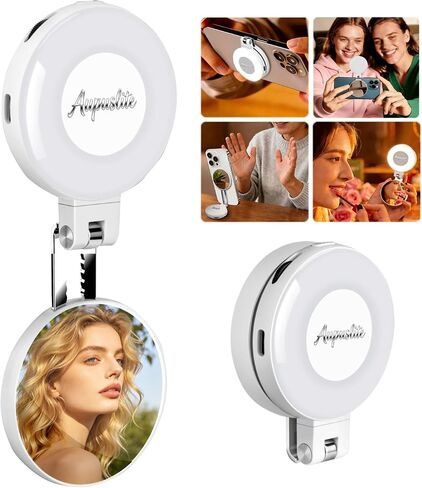 Selfie Light for iPhone with Makeup Mirror–360° Rotation in Saudi Arabia
