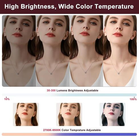 Selfie Light for iPhone with Makeup Mirror–360° Rotation in Saudi Arabia