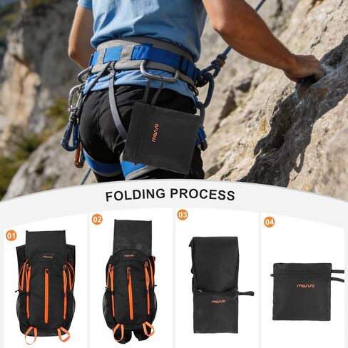 MOSISO 12L Small Hiking Backpack for Women Men, Foldable Casual Daypack in Saudi Arabia