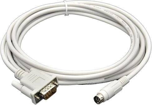 1pc FX-50DU-CAB0 Suitable for FX and GT11 / 15 / GOT1040 /1050 / GS2107WTBD Touch Screen HMI Communication Cable(White) in Saudi Arabia