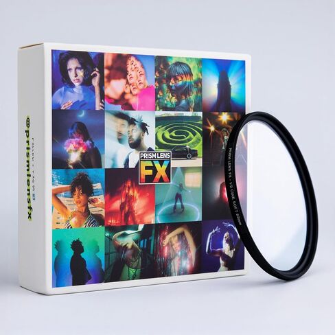 Prism Lens FX Cine Soft FX Filter | 82mm Circular Magnet Mount | 1/2 Strength Diffusion | Creates a Cinematic Softness & Glow to Highlights | Reduces Blemishes & Imperfections in Kuwait