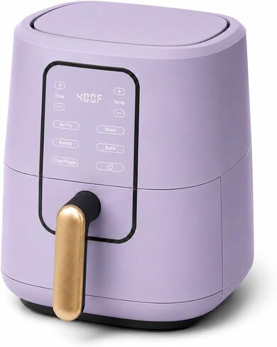 B - 3-Quart Digital Air Fryer, TurboCrisp Technology, 4 Presets, 170°F-400°F, Non-Stick, Dishwasher Safe, 1200 Watt. (White Icing) in Saudi Arabia