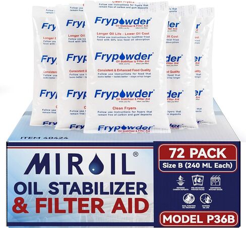 Miroil P32B Fry Powder Powder Filter Filter Aid ، 32 × الحجم B جزء B (240 مل لكل منهما) in Kuwait