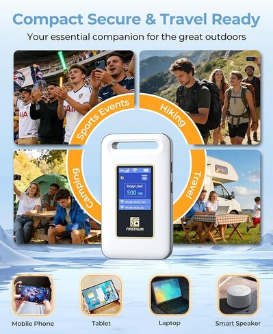 Portable WiFi Hotspot for Travel, 4G LTE Mobile Hotspot, Pocket WiFi Device in Kuwait