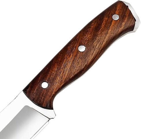 Handmade Full Tang Hunting Knife - 10 Inch High Carbon Steel Blade, Durable Rosewood Handle, & Sheath – Perfect for Outdoor Adventures, Camping, & Survival in Kuwait