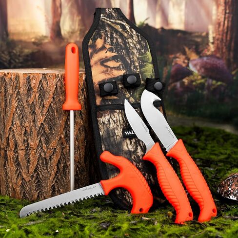 VALHALLA Hunting Knife Set, 4 Pieces Hunting Knives in Kuwait