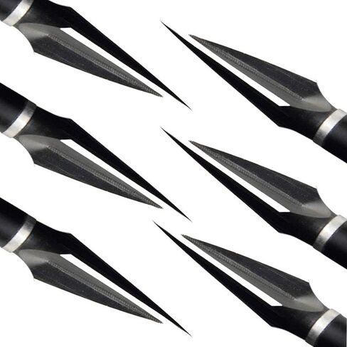 Archery Broadheads 150 Grain Traditional Hunting Arrow Head for Compound Bow,Pack of 6 in Saudi Arabia