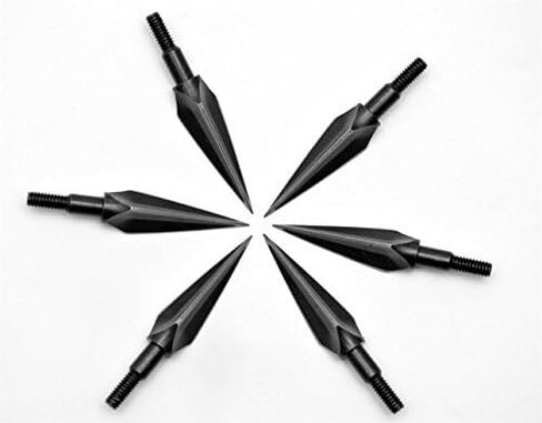 Archery Broadheads 150 Grain Traditional Hunting Arrow Head for Compound Bow,Pack of 6 in Saudi Arabia