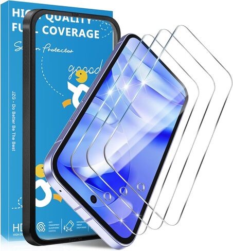 2+2 Pack for Motorola Edge 2025 Screen Protector and Camera Protectors, Fingerprint Support, Case Friendly, Bubble-Free, Anti-Scratch, 9H Hardness Clear Glass Screen Protector for Edge 2025 in Saudi Arabia