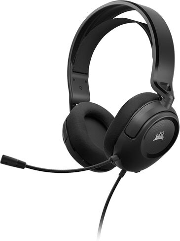Corsair HS35 v2 Multiplatform Wired Gaming Headset – Flexible Omni-Directional Microphone – Universal 3.5mm Connection – PC, Mac, PS5, PS4, Xbox, Nintendo Switch, Mobile – Carbon in Kuwait