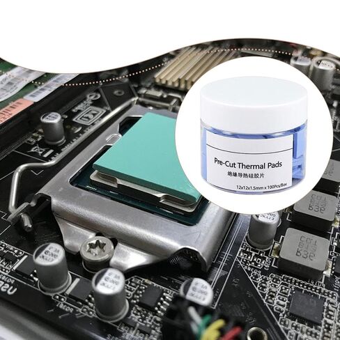 100 Piece Silicone Thermal Pad Set Self-Adhesive in Kuwait