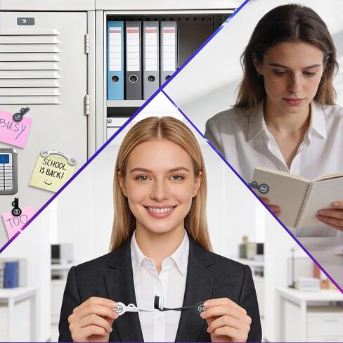 SUNFICON 10 Pack Earbuds Cords Organizers Magnetic Cable Clips Organizers Bookmark Clips Whiteboard Noticeboard Fridge Magnets USB Cable Manager Keeper for Home Kitchen Office School,Gray White Black in Kuwait